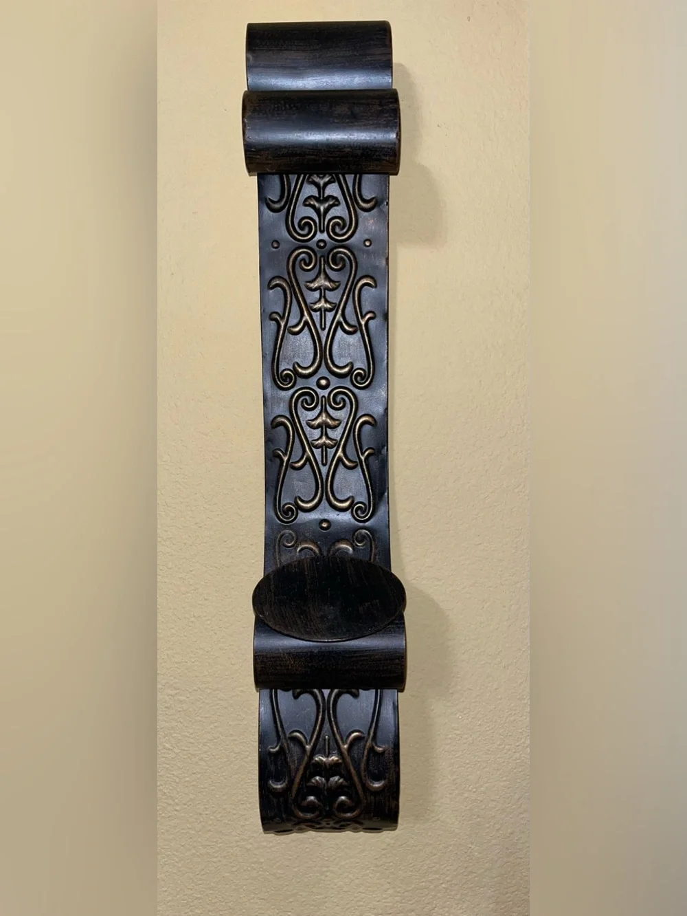 Ornate Black Decorative Wall Sconce Comes with 2